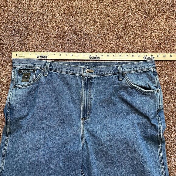 Cinch Jeans Mens 46 x 33 Green Tag Relaxed Straight Leg Western - Picture 7 of 9